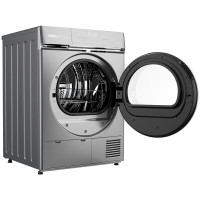 威力10公斤大容量热泵烘干机 紫外线UV除菌 精准干衣冷风清新护色 除螨除潮低温柔烘 热泵式烘干机 DHP100-W