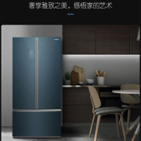 容声542升T型对开门三开门薄嵌入大容量家用智能冰箱三循环大理石纹玻璃面板 线下同款 BCD-542WRS2HPGA