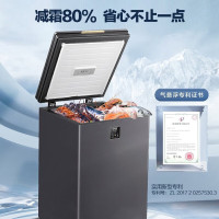 海尔(Haier)BC/BD-100GHEPG冰柜家用小型冷藏保鲜冷冻柜一键转换-40℃超低温速冻冷柜一级节能电子温控