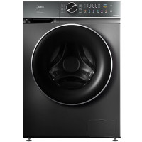 美的(Midea)家用大容量直驱变频洗衣机10公斤全自动滚筒MG100V650DE顽渍超精洗香薰洗 彩屏 巴氏除菌洗