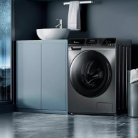 小天鹅 TG100V610AIT 10公斤滚筒洗衣机全自动 浣彩系列 智能投放 紫外线除菌 超薄机身