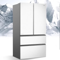海信(Hisense)BCD-518WTDGVBPIV1冰岩白 璀璨518真空魔方零嵌入式冰箱四开门零嵌一级能效风冷无霜