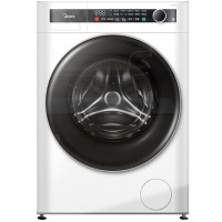 美的洗衣机滚筒洗衣机10公斤大容量智能家用除菌快净MG100L0单洗