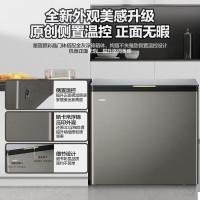 海尔冷柜 200升家用商用小型深冷速冻柜一级能效卧式冷柜海鲜冷藏冷冻柜 彩晶顶板+植萃净味BC/BD-200GHPG