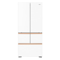 海尔麦浪BCD-512WGHMD1BY6U1零嵌入超薄白色法式多门冰箱