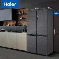 海尔(Haier) BCD-526WGHTD14S8U1 冰箱 十字对开冰箱526升双开四门家用一级