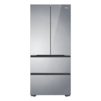 海尔(Haier)BCD-490WGHFDE5GDU1小红花法式超薄大容量冰箱 阻氧干湿分储 594mm整机超薄