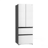 容声冰箱BCD-460WKM1MPCQA皎玉绣钢化玻璃风冷无霜变频超薄机身设计净化养鲜一级能效 零嵌入式