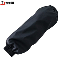 泰伯雷 皮革袖套防水防污防油袖头袖套 黑色 双