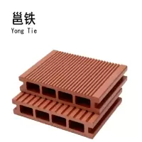 邕铁 塑木地板定制 方孔双面条纹款 平方米