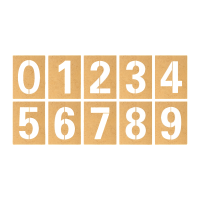 铁驰 镂空字模牌 牛皮纸 内容定制TC300G 张