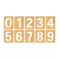 铁驰 镂空字模牌 牛皮纸 内容定制TC300G 张