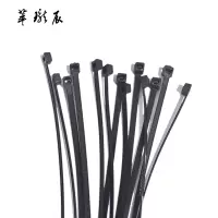 萃珑辰 黑色尼龙扎带 4.8x300mm-100根 包