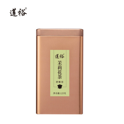 莲裕茉莉花茶碧螺春125克罐