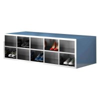 豫众诺 不锈钢换鞋柜 10门 组