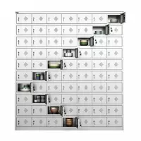 豫众诺 不锈钢碗柜 70门 个