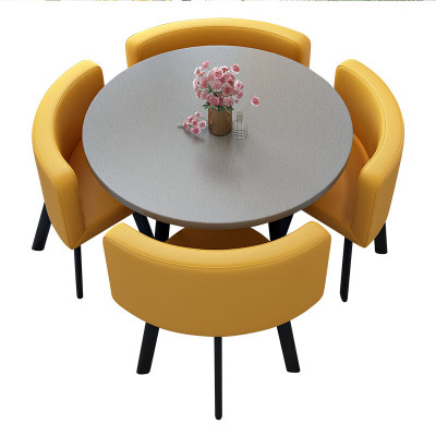 豫众诺 洽谈桌椅 一桌四椅 套