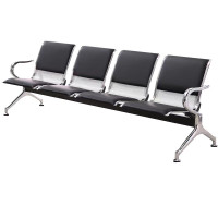 豫众诺 连排椅 四人半皮坐垫 把