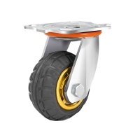 豫众诺 重型橡胶脚轮 4寸万向轮 个