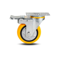 豫众诺 轮子 6寸刹车轮 个