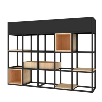 豫众诺 书架(矮) 1500*1100*250mm 组