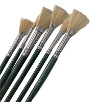 豫众诺 扇形油画笔 6支装 袋