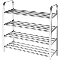 豫众诺 不锈钢鞋架 四层 个