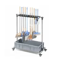 豫众诺 清洁工具收纳架 20拖24钩 个