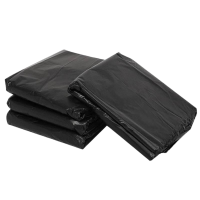 豫众诺 黑色 平口垃圾袋 850*650mm/5丝 个