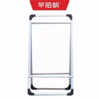 芊陌帆/海报架铝合金广告牌宣传栏立式折/QMFHBJ-02/个