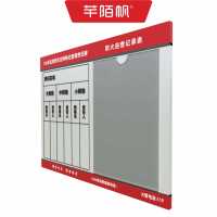 芊陌帆/亚克力UV警示标识/网格化公告牌/30*40cm/块