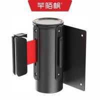 芊陌帆/挂壁式不锈钢伸缩隔离带头/QMFXY-05/个