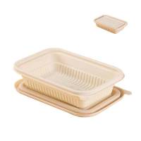 特昂优选 可降解餐盒 500ml*300套/箱