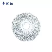 奇桄烁旋转拖把白色单个替换头个