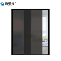 豪派伦玻璃门铝合金平方米