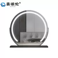 豪派伦浴室镜圆镜个