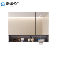 豪派伦浴室镜双门个