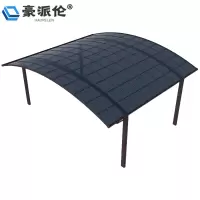 豪派伦停车棚铝合金平方米