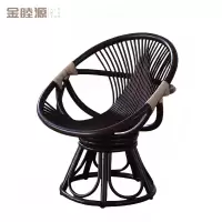 金睦源 JIN MU YON 藤椅 咖啡色 个