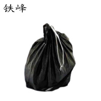 铁峰 黑色穿绳垃圾袋 80cm×100cm 50个 捆