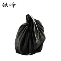 铁峰 黑色穿绳垃圾袋 70cm×110cm 100个 捆