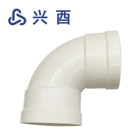 兴酉 PVC弯头90° DN75 个