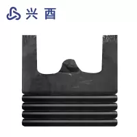 兴酉 黑色背心塑料袋 65*90加厚100只 包