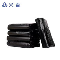 兴酉 黑色平口垃圾袋 60*90cm50只 包