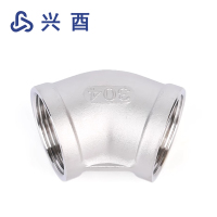 兴酉 不锈钢45°弯头 DN100 个