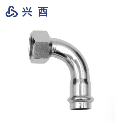 兴酉 卡压式内丝弯头 DN50 个