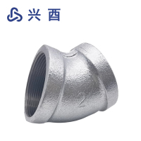 兴酉 镀锌45°弯头 DN150 个