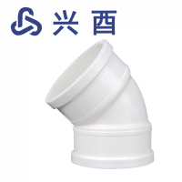 兴酉 PVC-U 45度弯头110 个