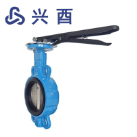 兴酉 对夹式软密封蝶阀 DN100 个