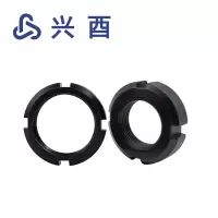 兴酉 4.8级开槽圆螺母正牙 M120*2(1个) 袋